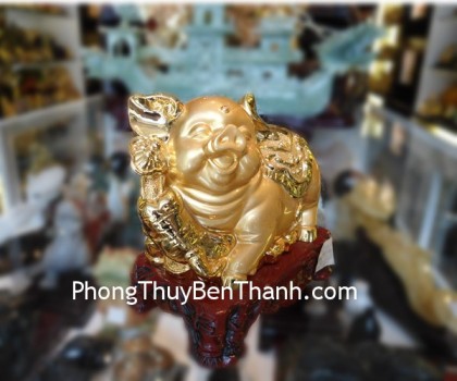 Heo tam thể có đế gỗ (308gr) HTT01-S2-6372